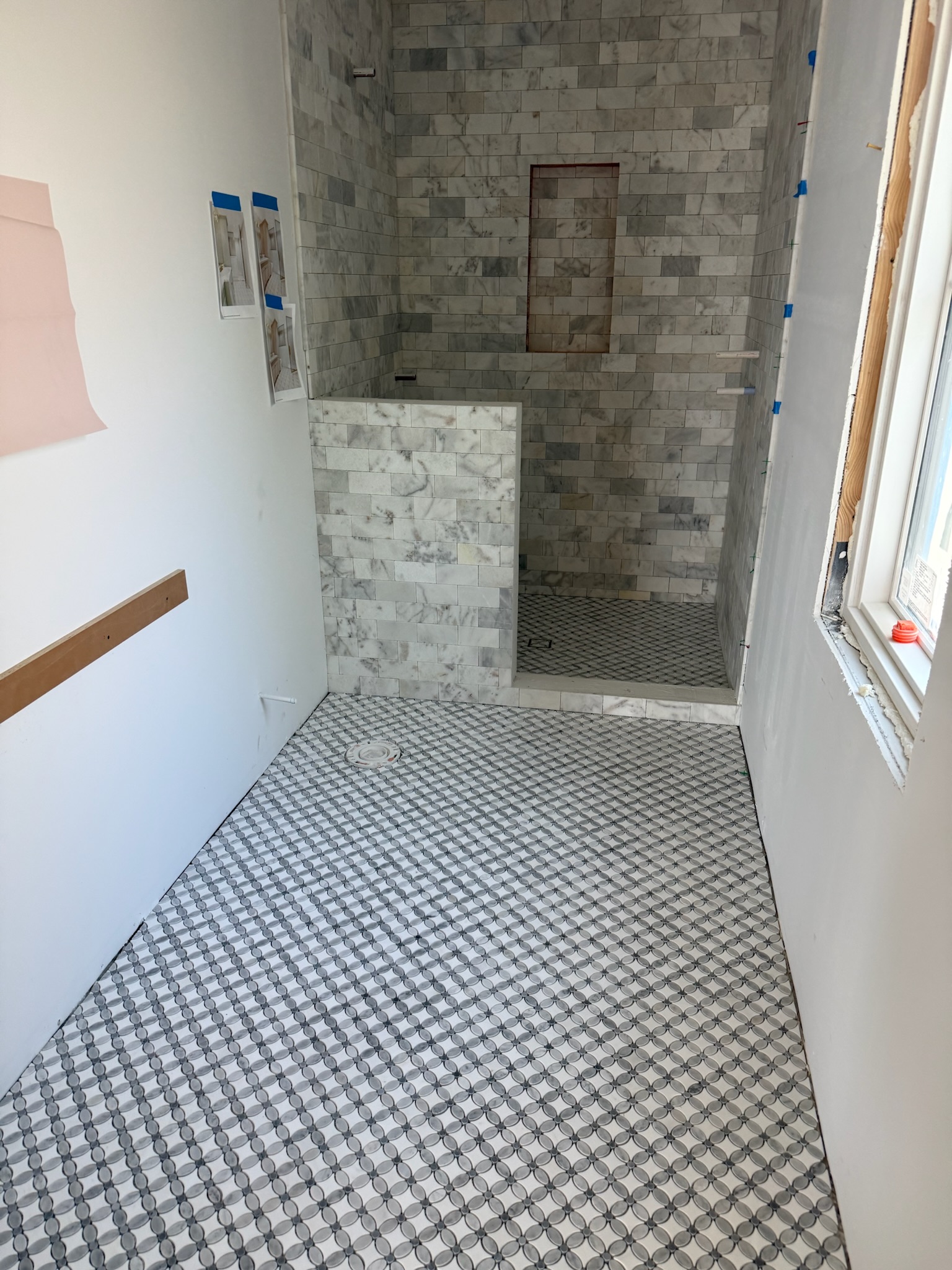 Walk-In Shower Plumbing Trim