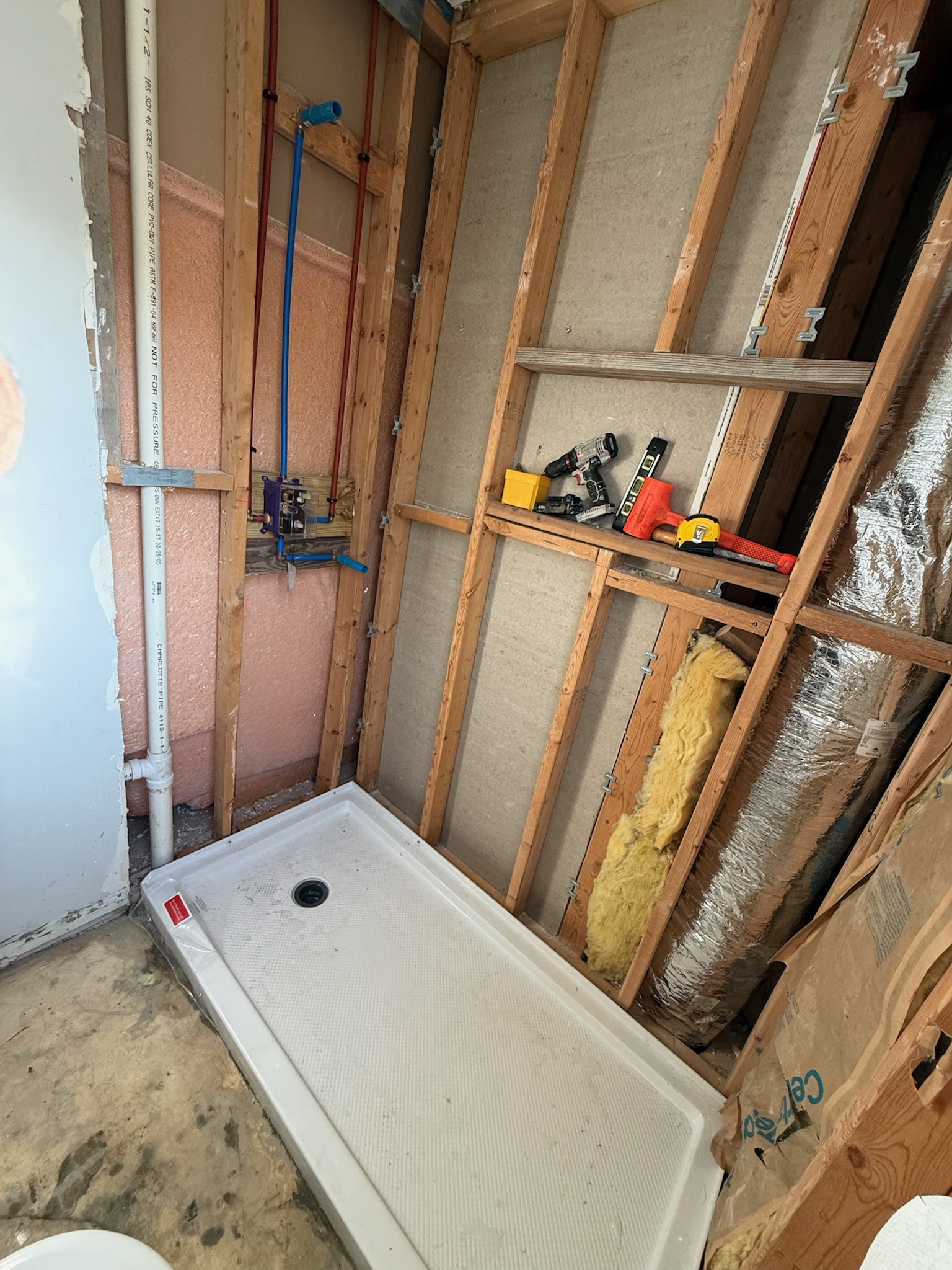 Shower Rough-In & Base Set